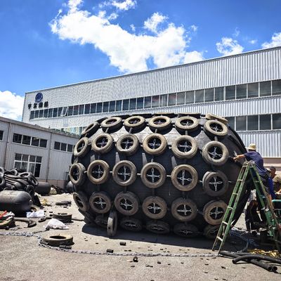 Kualitas Pelindung Fender Karet Pneumatik ISO17357 untuk Perlindungan Tabrakan Maritim pabrik