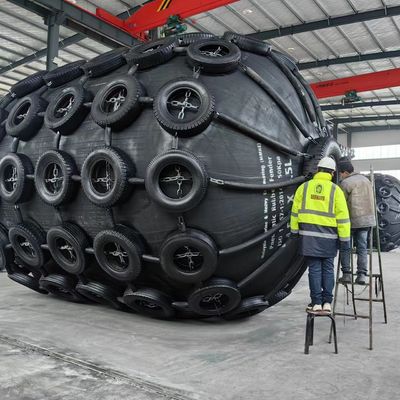 Kualitas Tekanan Internal Awal 80kpa Tipe Jaring Fender Laut Ideal untuk Penyerapan Dampak Kapal Laut dan Sistem Keamanan Dermaga pabrik