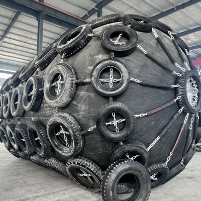 Kualitas Pelindung Fender Karet Pneumatik ISO17357 untuk Perlindungan Kapal Laut pabrik