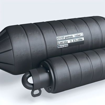 Kualitas ISO17357 Pneumatic Rubber Fender 2.0x3.5m Kelas Marinir pabrik