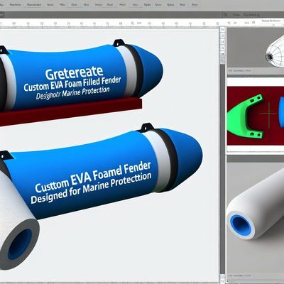 Kualitas Custom EVA Foam Diisi Fender untuk Perlindungan Laut pabrik