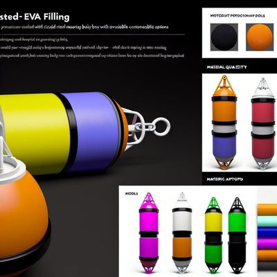 Kualitas Steel Mooring Buoy dengan EVA Filling - Ukuran & Warna Custom pabrik