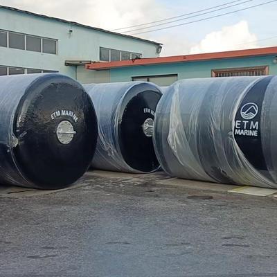 Kualitas ISO17357 Approved EVA Foam Filled Fender with Customizable Dimensions and High Energy Absorption for Marine Anti Collision Pabrik
