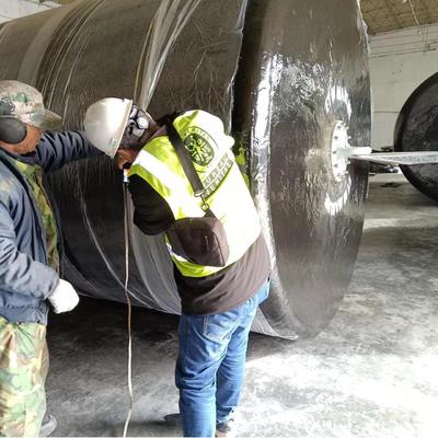 Kualitas ISO17357 Approved EVA Foam Filled Fender with Customizable Dimensions and High Energy Absorption for Marine Anti Collision Pabrik