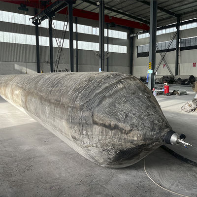 Kualitas Marine Rubber Airbag with Aramid Cord Reinforcement for Heavy Ship Launching in 0.8-3 M Diameter and 4-25 M Length Pabrik