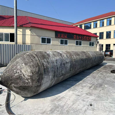 Kualitas Marine Rubber Airbag with Integrated Inflation Hose Connection for Quick Air Supply in 0.8-3 M Diameter and 4-25 M Length pabrik