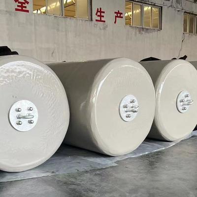 Kualitas ISO17357 Certified EVA Foam Filled Marine Fender with Customizable Length for Anti Collision Protection Pabrik