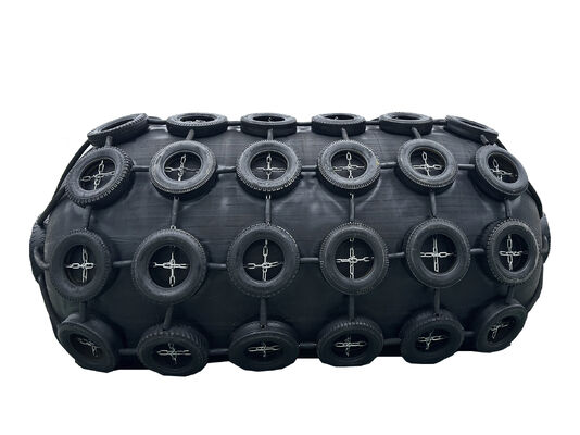 Kualitas Natural Rubber ISO Certified Pneumatic Rubber Fender with 50Kpa/80kpa Working Pressure for Marine Anti-Collision Pabrik