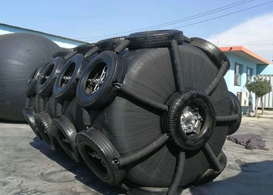 Kualitas Padat EVA Foam Diisi Fender Floating Dock Mooring Fender Ukuran Disesuaikan pabrik