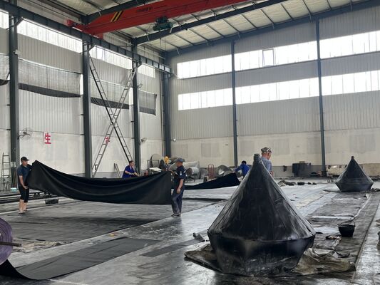 Kualitas Marine Rubber Airbag with High Grip Surface Pattern for Stable Shipyard Positioning in 0.8-3 M Diameter and 4-25 M Length Pabrik