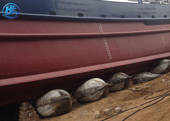 Kualitas Dia 0.5m-4.5m Marine Salvage Airbag Untuk Meluncurkan Ship Dry Dock Airbag pabrik