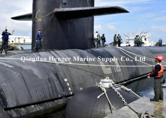 Kualitas Pneumatic Hydro Submarine Large Yacht Fenders Floating Dock Fender Untuk Boat pabrik