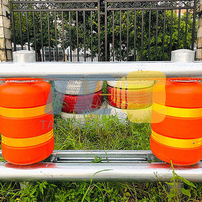 Kualitas 0.35m Diameter Road Guardrail EVA Safety Roller Barrier Protection Car pabrik
