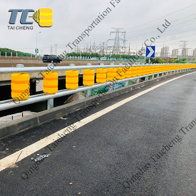 Kualitas EVA Traffic Roller Rolling Guard Barrier Roller Safety Barrier Kinerja tinggi pabrik