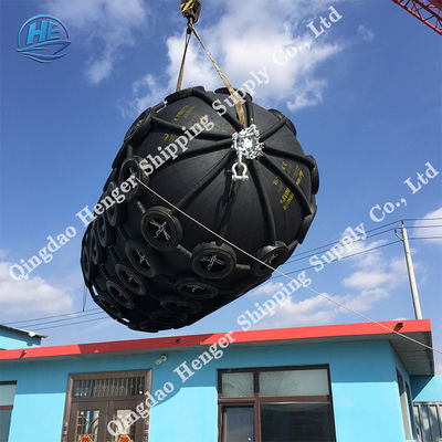 Kualitas Anti Tabrakan Inflatable Pneumatic Rubber Fender Warna Hitam Garansi 24 Bulan pabrik