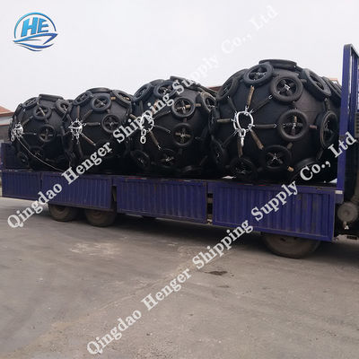 Kualitas Pelindung Fender Karet Pneumatik dengan Sertifikat BV untuk Penggunaan Kelautan pabrik