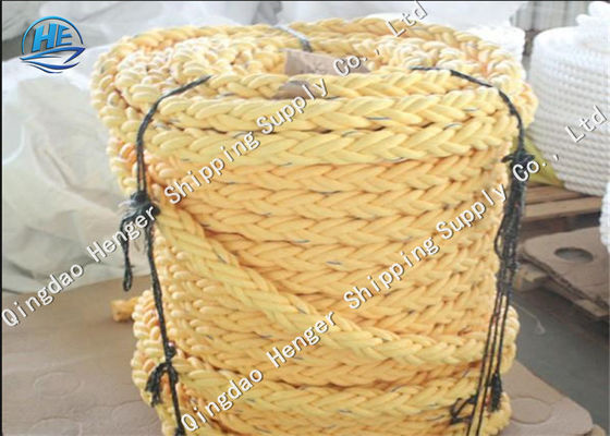 Kualitas 3 Strand Marine Mooring Rope Penyerapan Air Rendah Kinerja Mesin Yang Sangat Baik pabrik