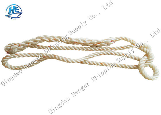 Kualitas Profesional Jalinan Tali Polypropylene Marine Supply Warna Putih 12 Strands Filament Composite pabrik