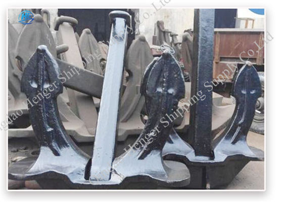 Kualitas High Holding Power Marine Boat Jangkar Stockless Marine Anchor Dengan Sertifikat BV pabrik