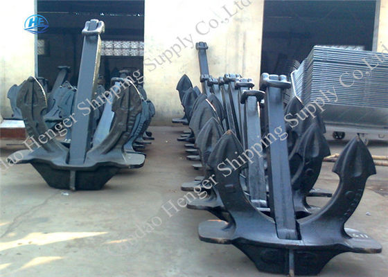 Kualitas High Holding Power Marine Boat Jangkar Stockless Marine Anchor Dengan Sertifikat BV pabrik