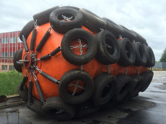 Kualitas Low Maintenance Required UV Resistant And Corrosion Resistant Foam Filled Fender with High Energy Absorption Capacity for Marine Floating Fender Pabrik