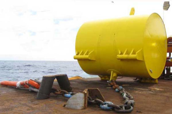 Kualitas Marine Surface Buoyancy Structured Cylindrical Floating Steel Mooring Buoy pabrik