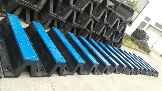 Kualitas H200 * L800 Fender Karet Laut V Jenis Fender Untuk Kapal 2 Tahun Garansi pabrik