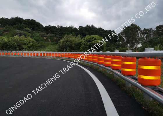 Kualitas SB ISO Bersertifikat Yellow Highway Safety Roller Barrier Pagar Pembatas Kualitas Standar pabrik