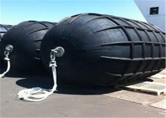 Kualitas 1M - 6.5M Panjang Pneumatic Marine Fender 50Kpa Tekanan Awal Standar ISO17357 pabrik