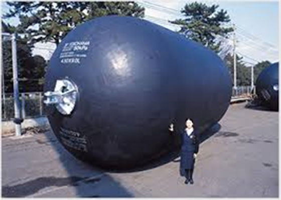 Kualitas 9m 50kPa Floating Rubber Pneumatic Marine Fender pabrik