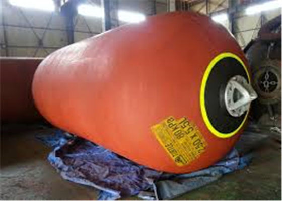 Kualitas 1700X3000MM Ban Rantai 80Kpa Pneumatic Rubber Fender pabrik