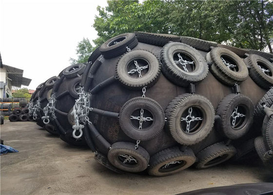 Kualitas 50kpa Pneumatic Boat Mooring Fenders Sertifikasi ISO / BV Keselamatan Tinggi pabrik