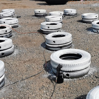 Kualitas STS Floating Pneumatic Rubber Fender Ship To Ship Transfer Operation pabrik