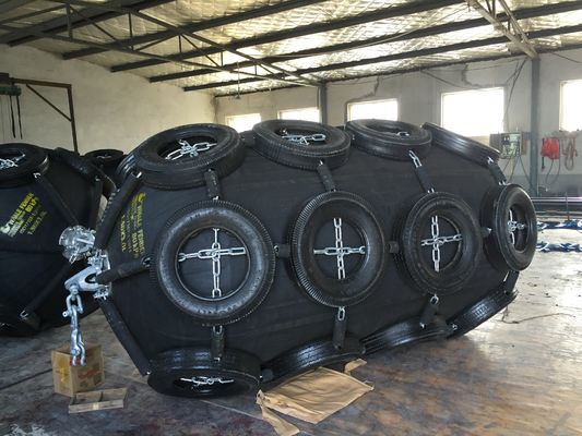 Kualitas yokohama pneumatic rubber fender/marine rubber fender/boat fender rubber/surface pressure pabrik