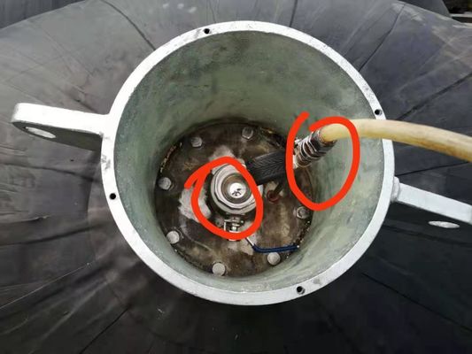 Kualitas 80kpa Sling Type Inflatable Pneumatic Submarine Fender Sertifikasi Iso17357 pabrik