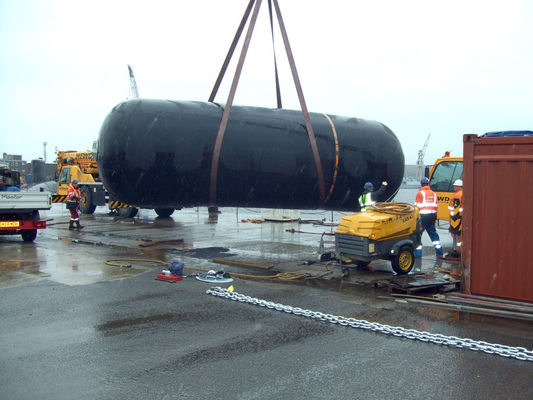 Kualitas Marine Inflatable Boat Hydropneumatic Fender Rubber Inflatable Floating Boat Fender pabrik