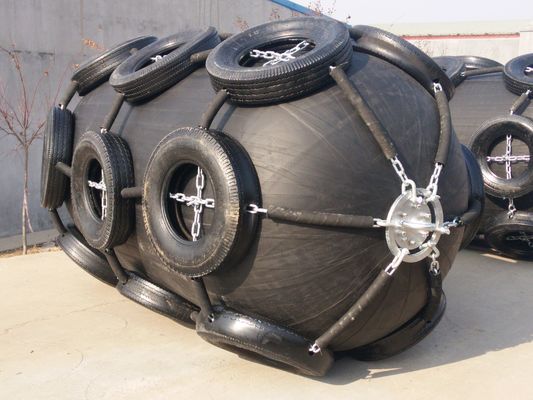 Kualitas Fender Karet Pneumatik Kapal Selam Yokohama Tipe CCS BV Bersertifikat pabrik