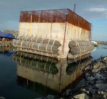 Kualitas Peluncuran Kapal Tekanan Rendah Airbag Inflatable Marine Rubber Airbag pabrik