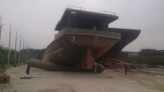 Kualitas Tas Pengangkat Udara Karet Pneumatik Untuk Peluncuran Kapal pabrik