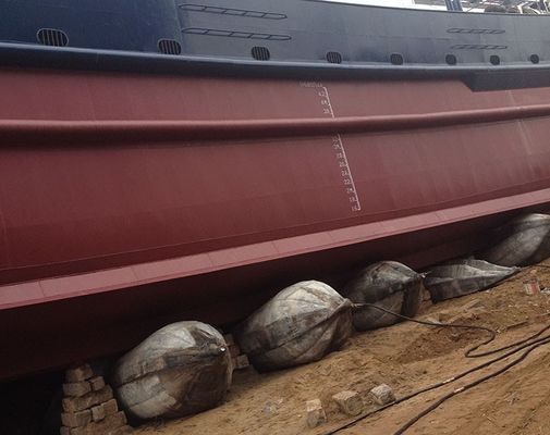 Kualitas Airbag Karet Kapal Tekanan Tinggi 0,8 * 15m 5-14 Lapisan pabrik