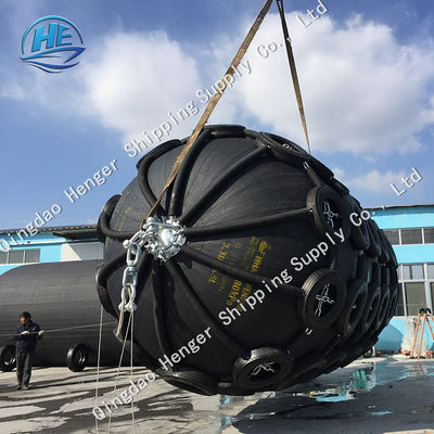 Kualitas 0,05Mpa Tekanan Internal Pneumatic Rubber Fender Marine Rubber Fender CCS BV pabrik