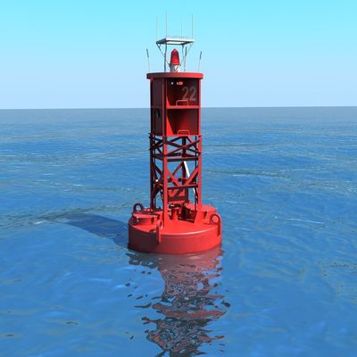 Kualitas Steel Single Boat Floating Surplus Marine Mooring Buoy Foam Diisi Multifungsi pabrik