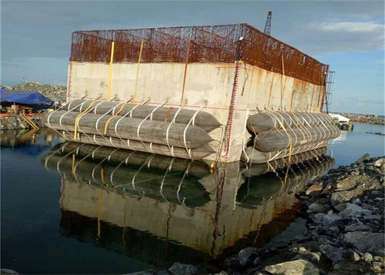 Kualitas Airbag Karet Laut Profesional untuk Penyelamatan Kecelakaan Kapal dan Kapal Tidal Flat pabrik