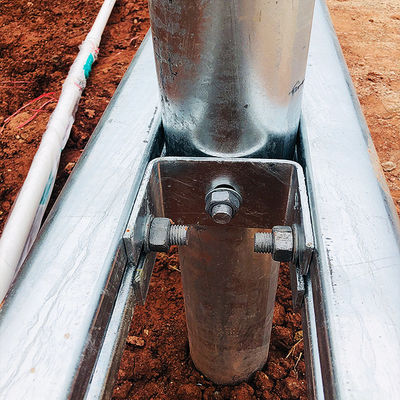 Kualitas Keselamatan Lalu Lintas Rolling Anti Crash Guardrail Road EVA Bucket Roller Barrier pabrik