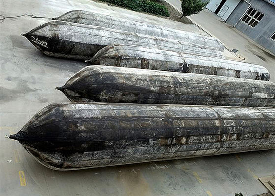 Kualitas ISO 14409 Certified Pneumatic Rubber Fender - Natural Rubber Marine Airbag with 80kpa Working Pressure Pabrik