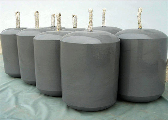 Kualitas Positive Buoyancy Foam Filled Fender with Customized Size and High-Density Foam Core for Marine Dock Protection pabrik