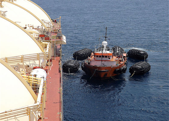 Kualitas Diameter 3.3m* 6.5m Panjang Pneumatic Marine Fender STS STD pabrik