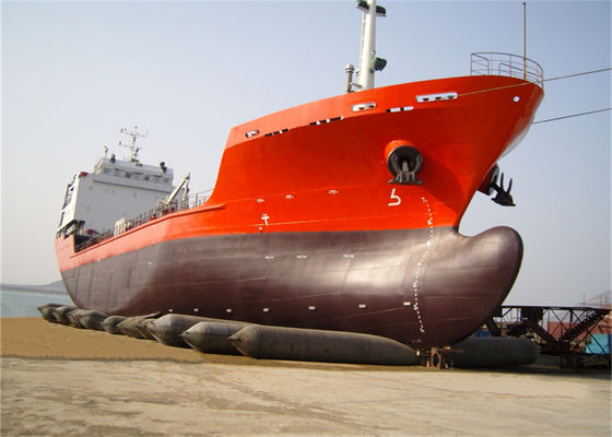 Kualitas Marine Rubber Airbag with Anti Static Discharge Valve for Flammable Cargo Areas, 0.8-3 M Diameter and 4-25 M Length pabrik