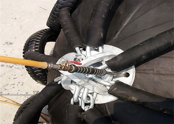 Kualitas Pneumatic Inflatable Shipping Fender ISO17357 BV CCS DNV Sertifikat Disetujui pabrik