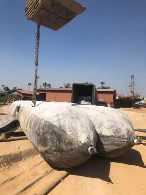 Kualitas Peluncuran Kapal Karet Marine Airbag Inflatable Pneumatic Heavy Lifting pabrik